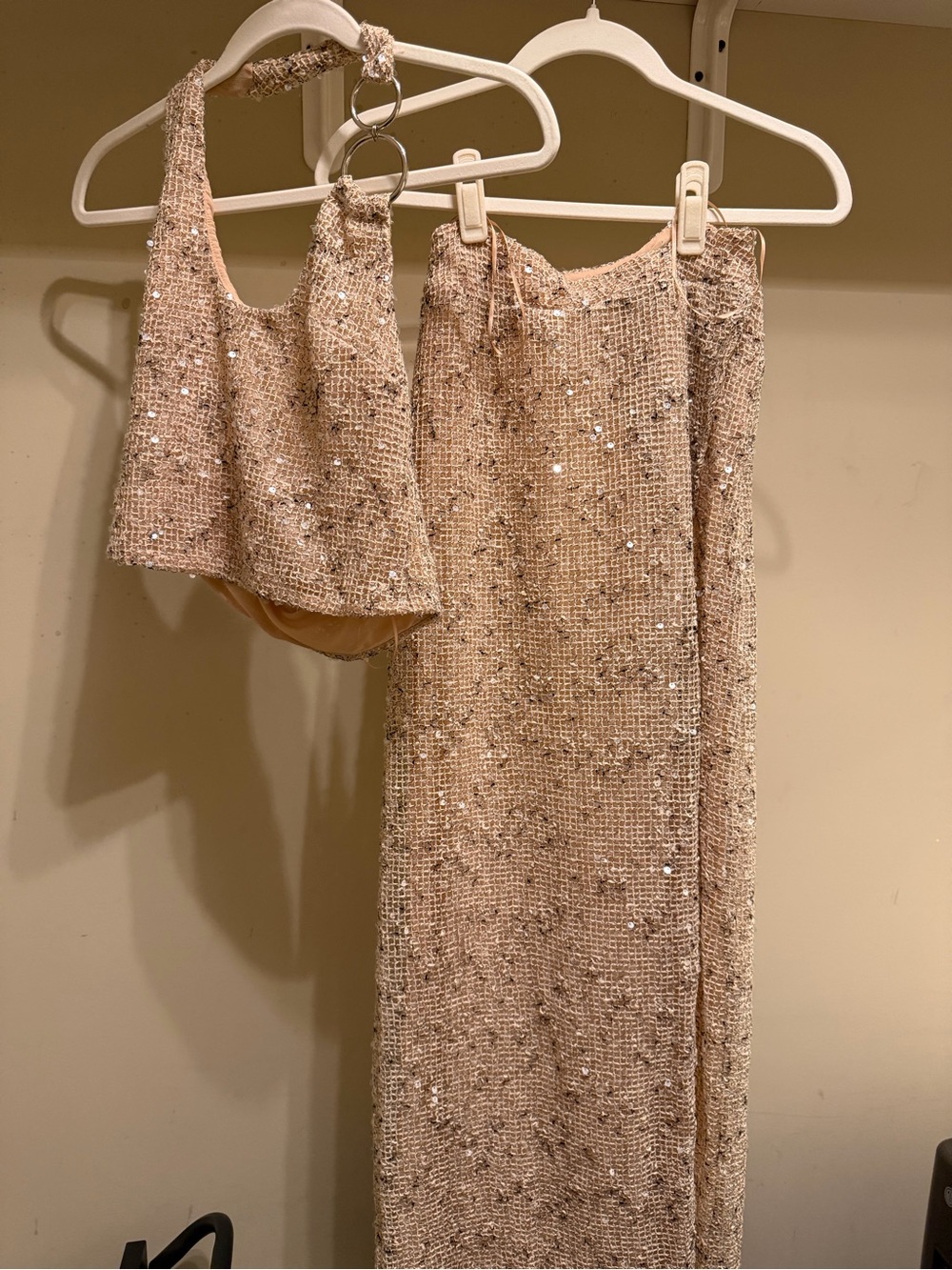 12th Tribe Ibiza Champagne Sequin Set - Picture 5 of 7